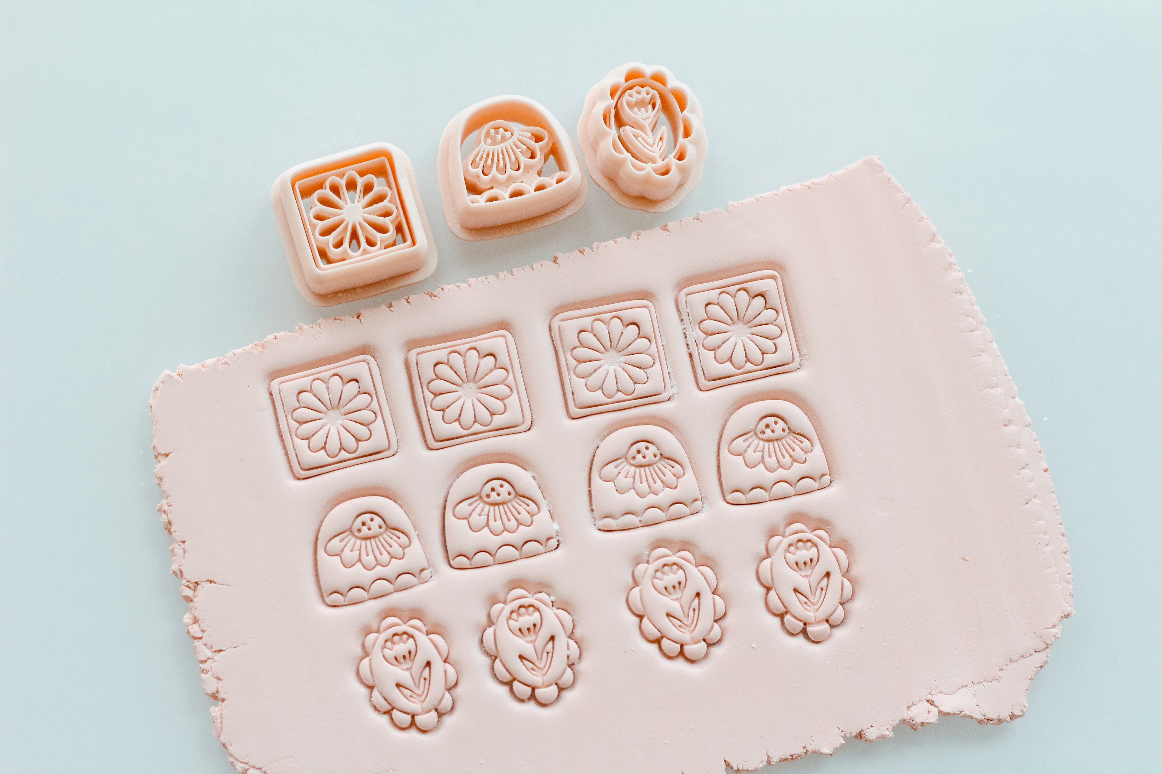 Fall Flora 3 piece Set Clay Cutters