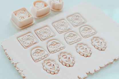 Fall Flora 3 piece Set Clay Cutters