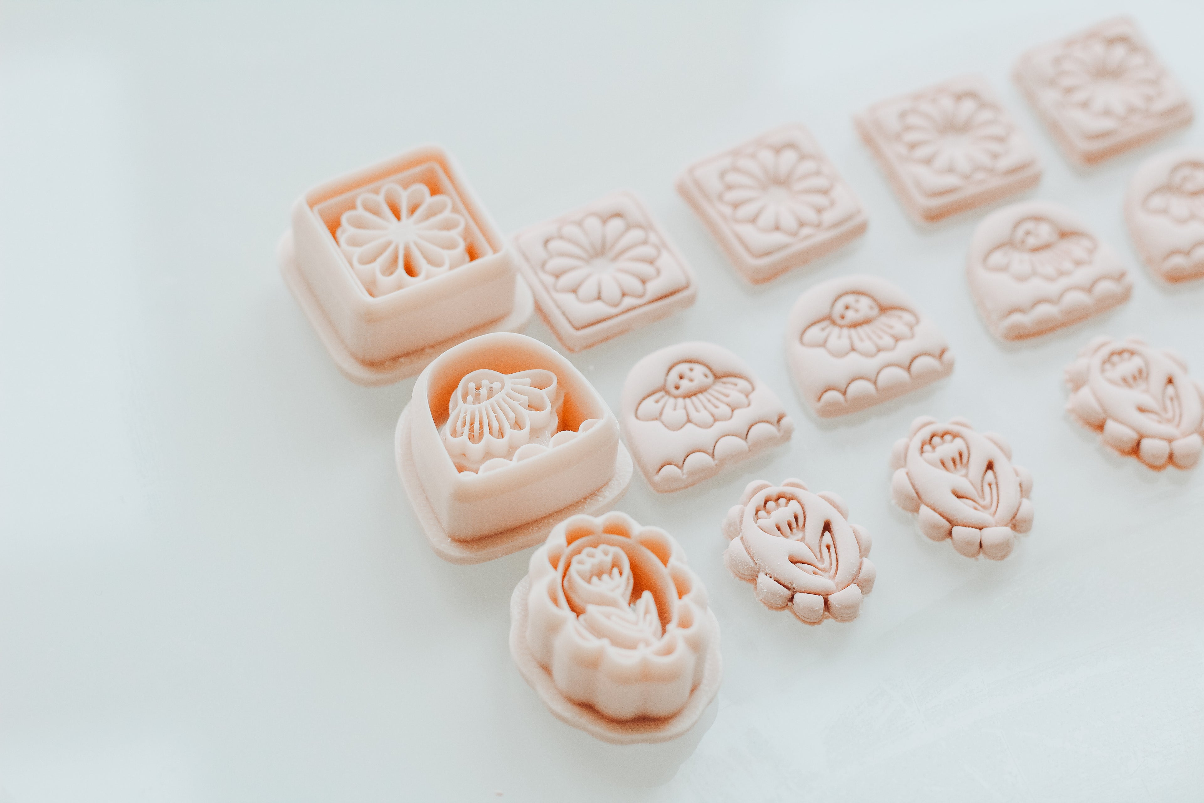 Fall Flora 3 piece Set Clay Cutters