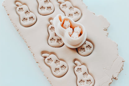 Flora Squash Set Clay Cutters