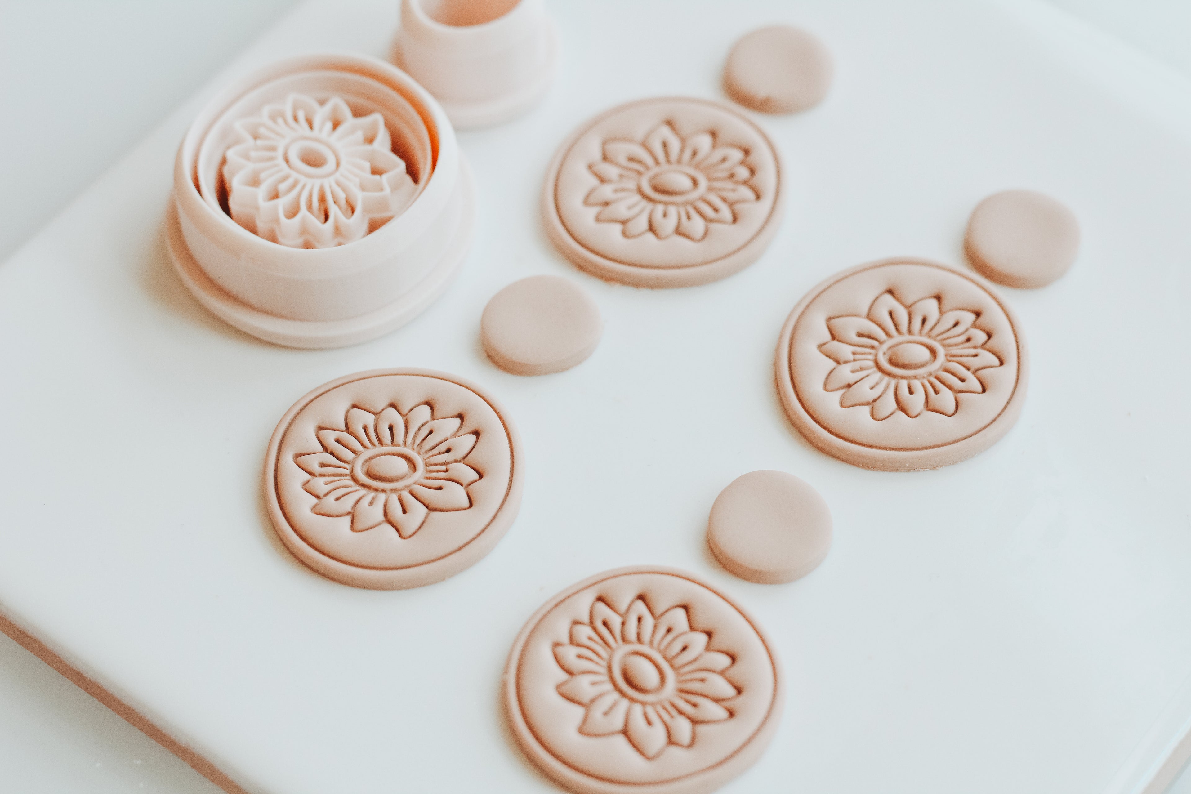 Imperfect Sunflower Clay Cutter Set