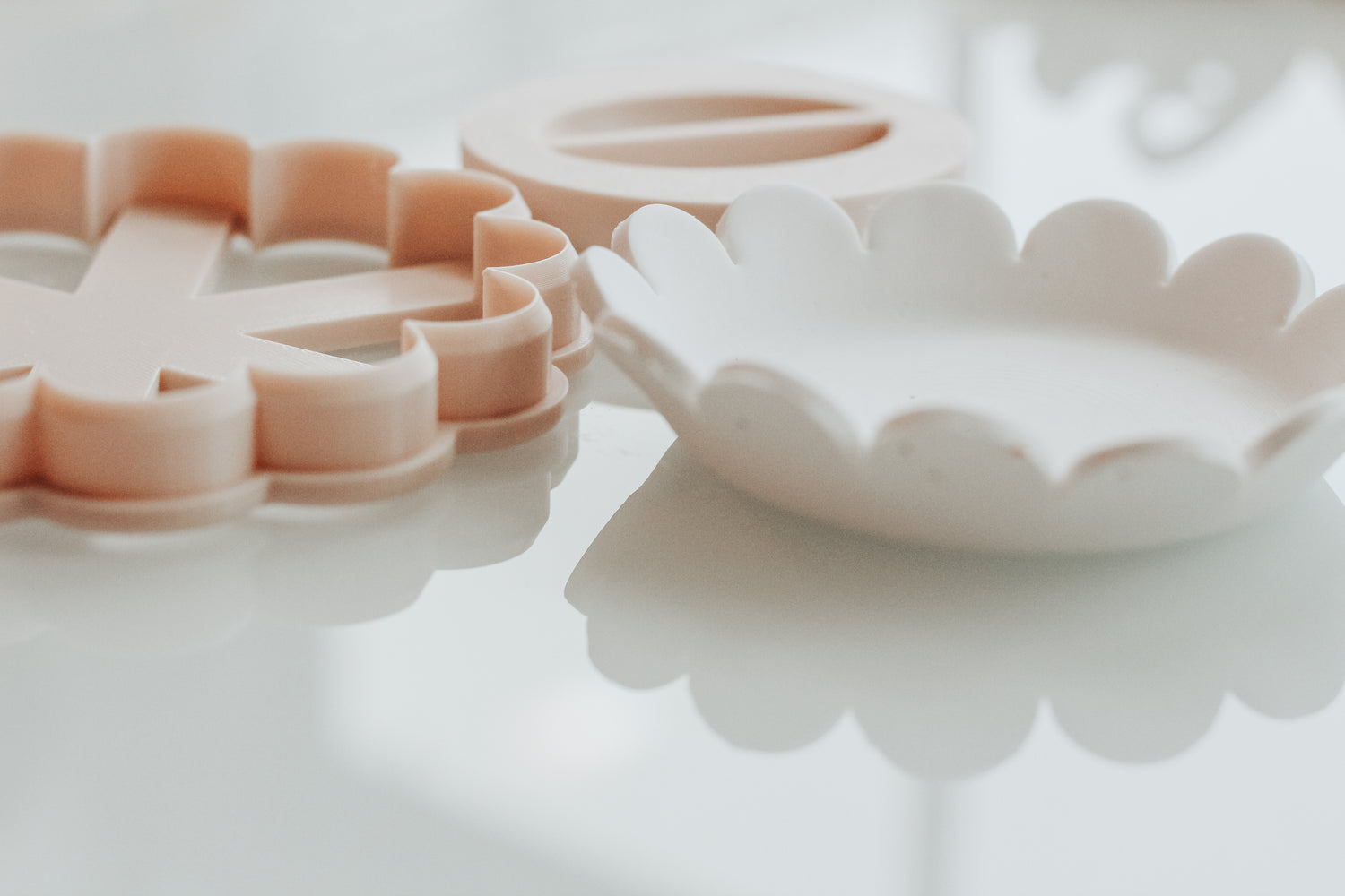 Scallop Flower Trinket Dish Shaper &amp; Clay Cutter Set