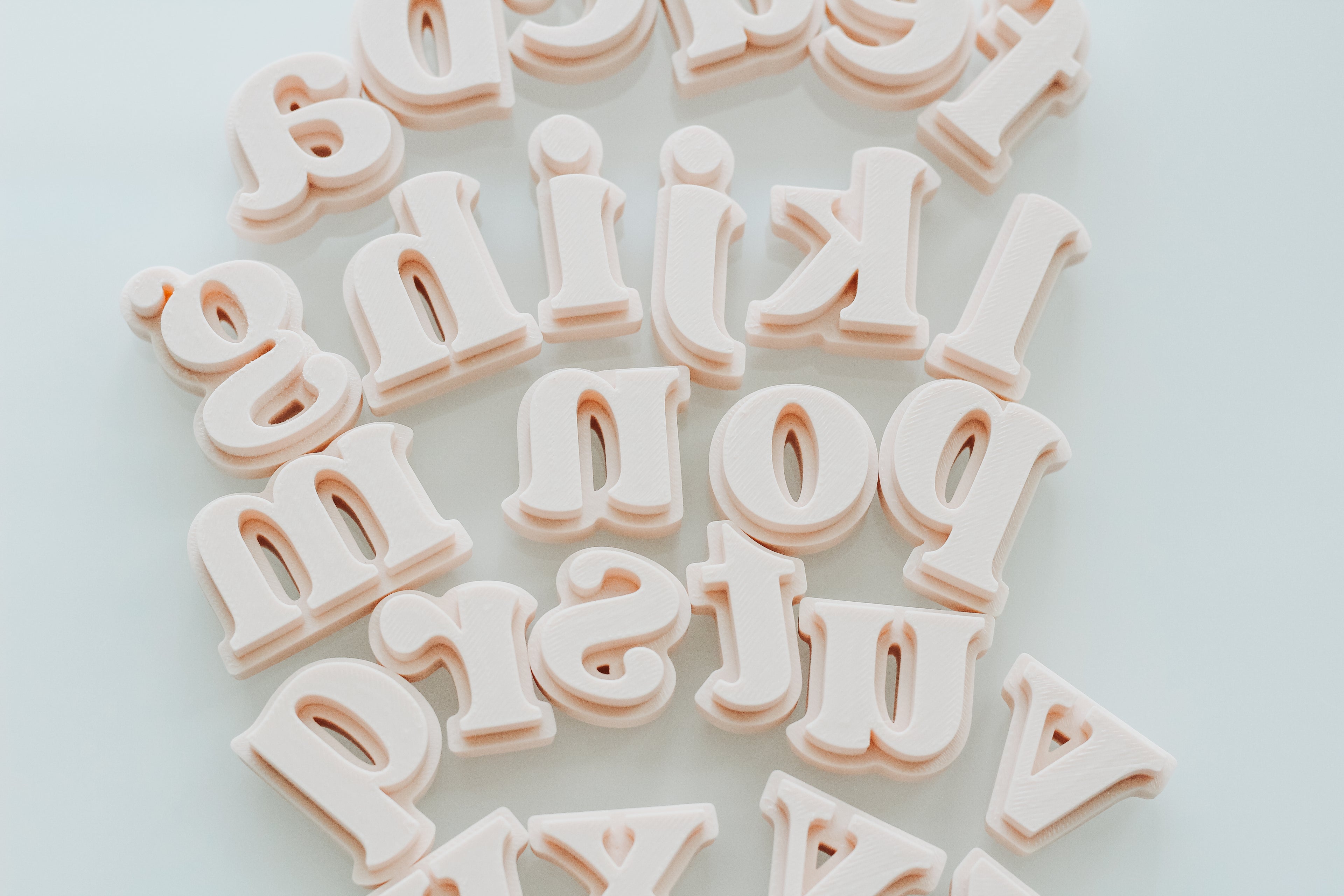 FULLE SET Lower Case Letter Stamps For Clay - 1.50 Inches