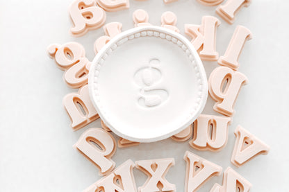 FULLE SET Lower Case Letter Stamps For Clay - 1.50 Inches