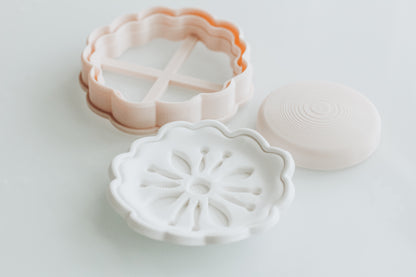 Wavy Embossec Trinket Dish &amp; Shaper Tool (stamp sold separately)