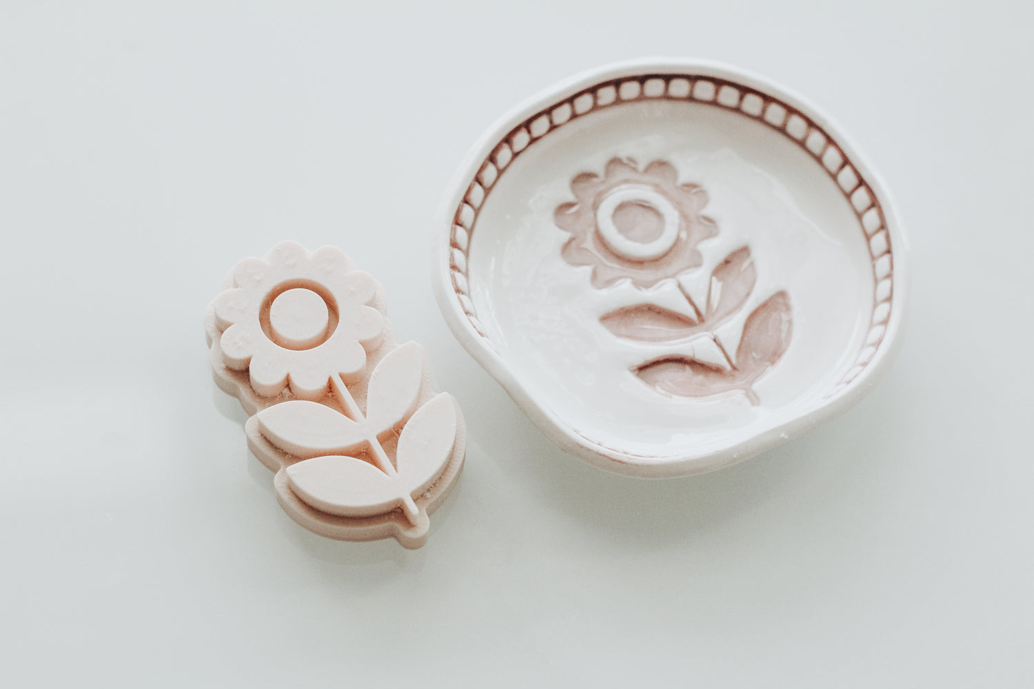 Bubble Folk Art Stem Stamp For Clay