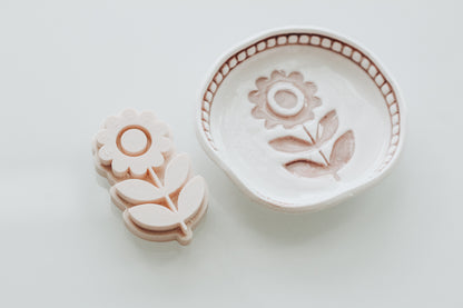 Bubble Folk Art Stem Stamp For Clay