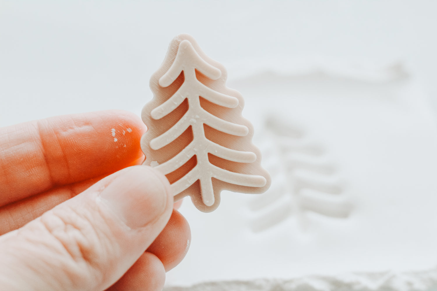 Whispy Winter Tree Stamp For Clay
