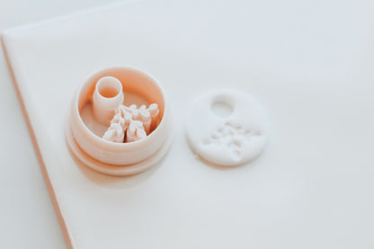 Winter Stem Circle Cutout Clay Cutter