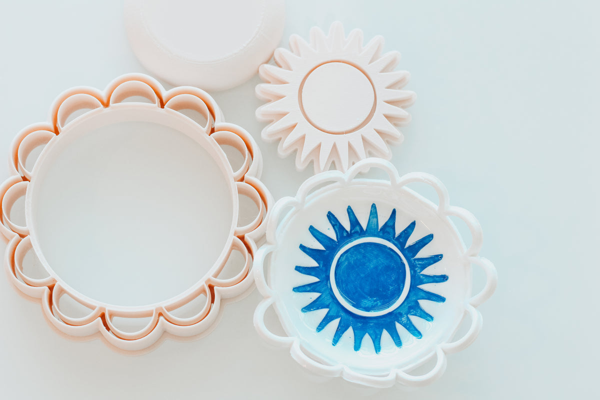 Cutout Scallop Circle Trinket Dish, Shaper, &amp; Stamp Set