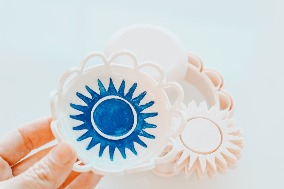 Cutout Scallop Circle Trinket Dish, Shaper, &amp; Stamp Set