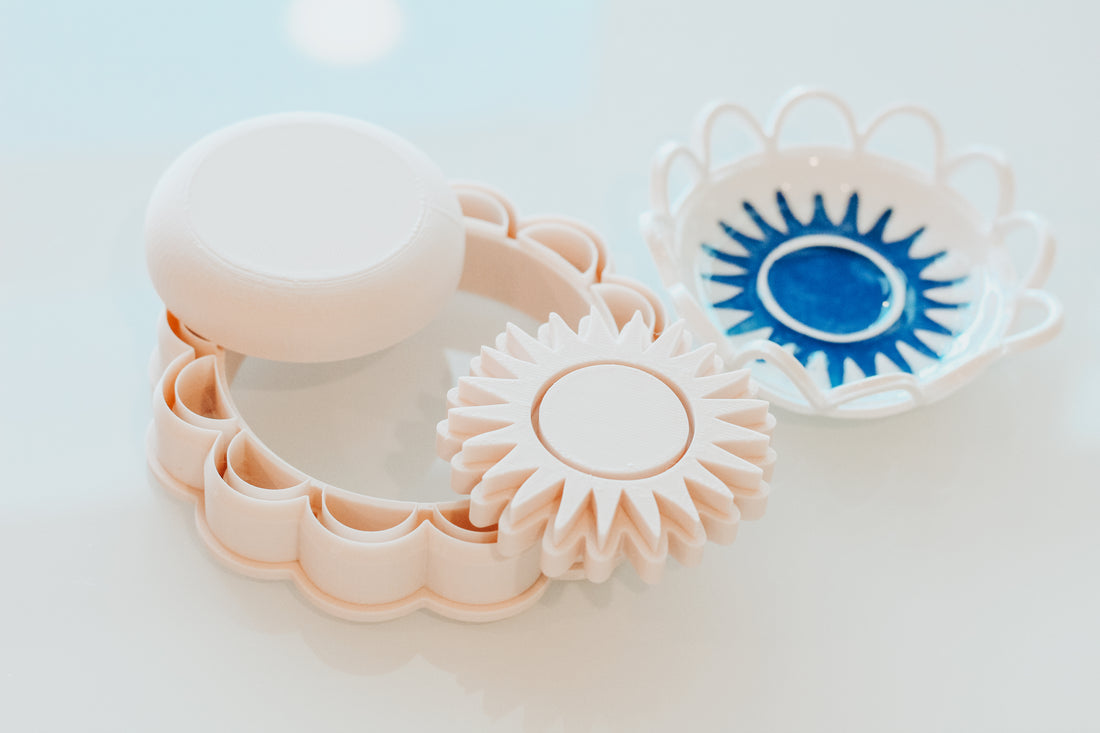 Cutout Scallop Circle Trinket Dish, Shaper, &amp; Stamp Set