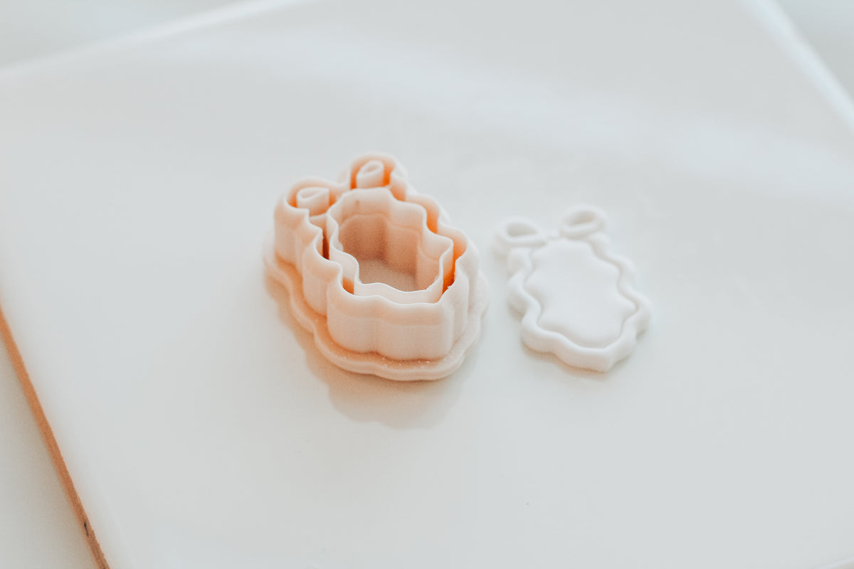 Tiny Ribbon Bow Clay Earring Cutter
