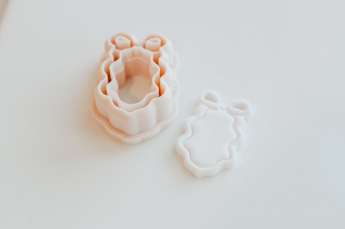 Tiny Ribbon Bow Clay Earring Cutter