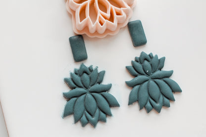 Elegant Lotus Clay Cutter Set