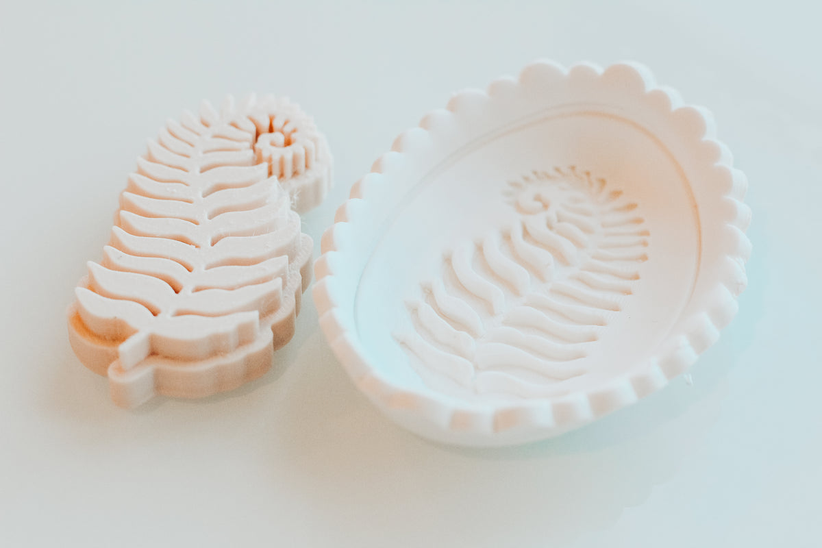 Botanical Stem Clay Stamp