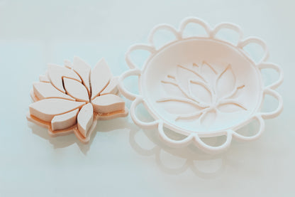 Lotus FLower Clay Stamp