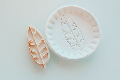 Banana Leaf Clay Stamp