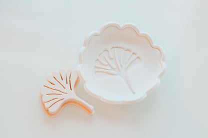 Ginko Leaf Clay Stamp