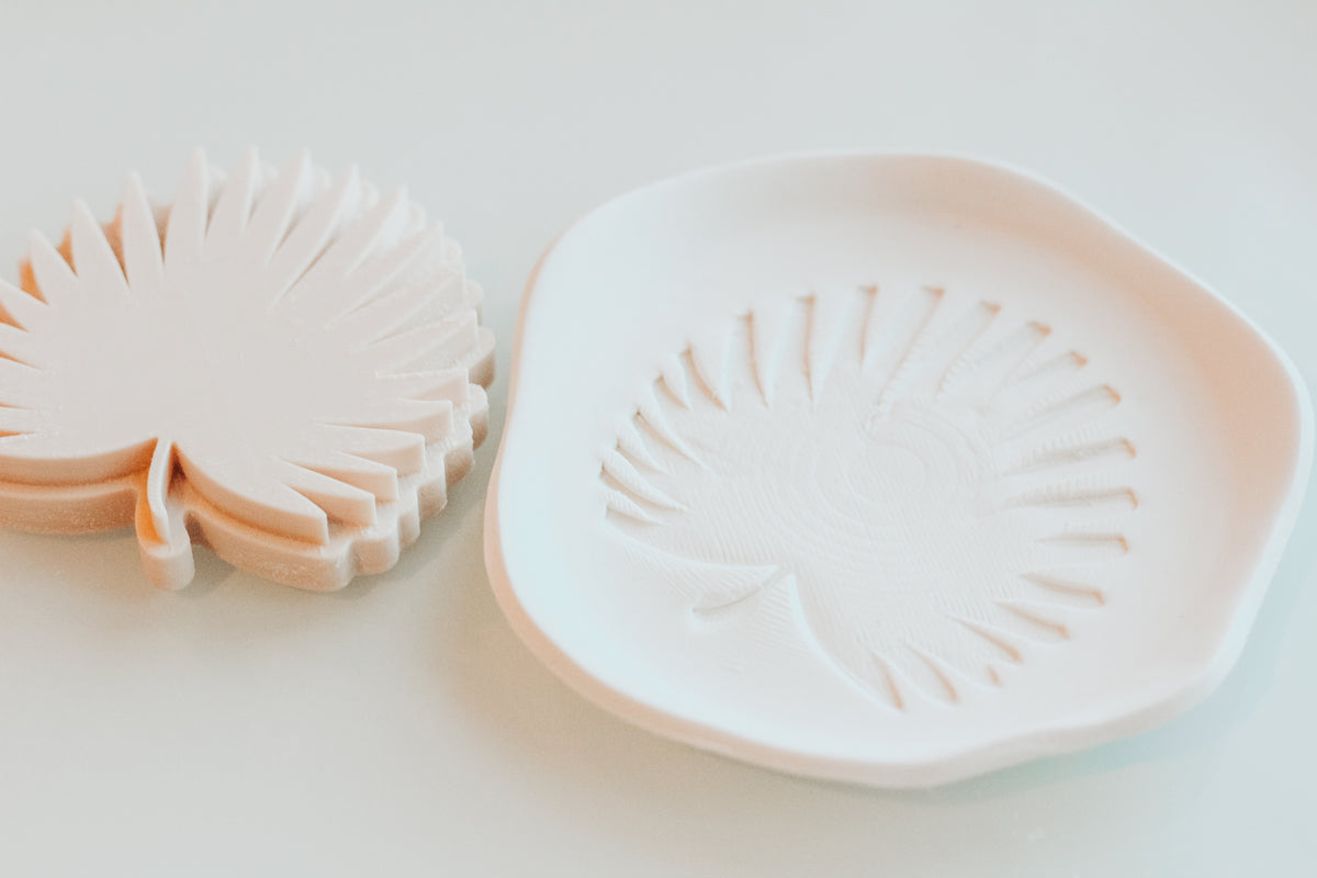 Boho Palm Clay Stamp