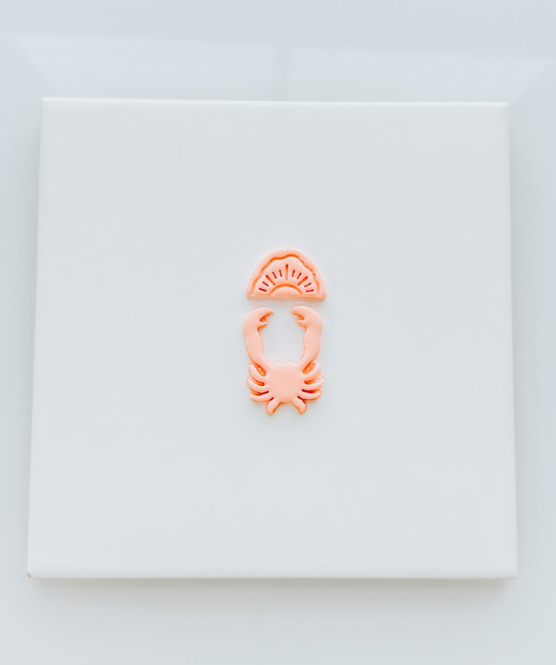 Sunshine Crab Clay Cutter | "Care Cutter"  Patience & Love Required for Creating With Our Care Cutters
