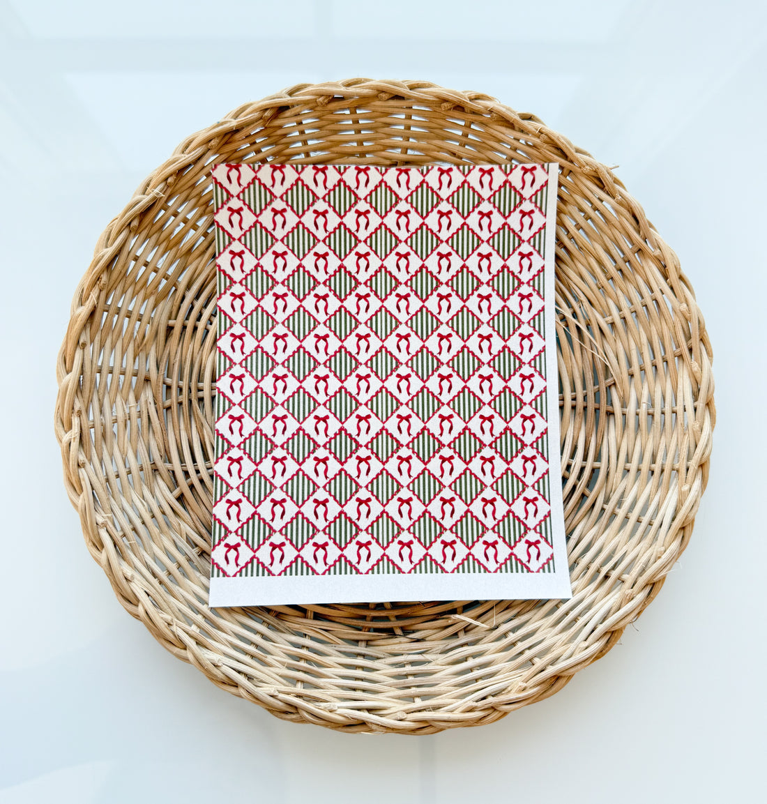 Christmas 5 Stripe Clay Transfer Paper