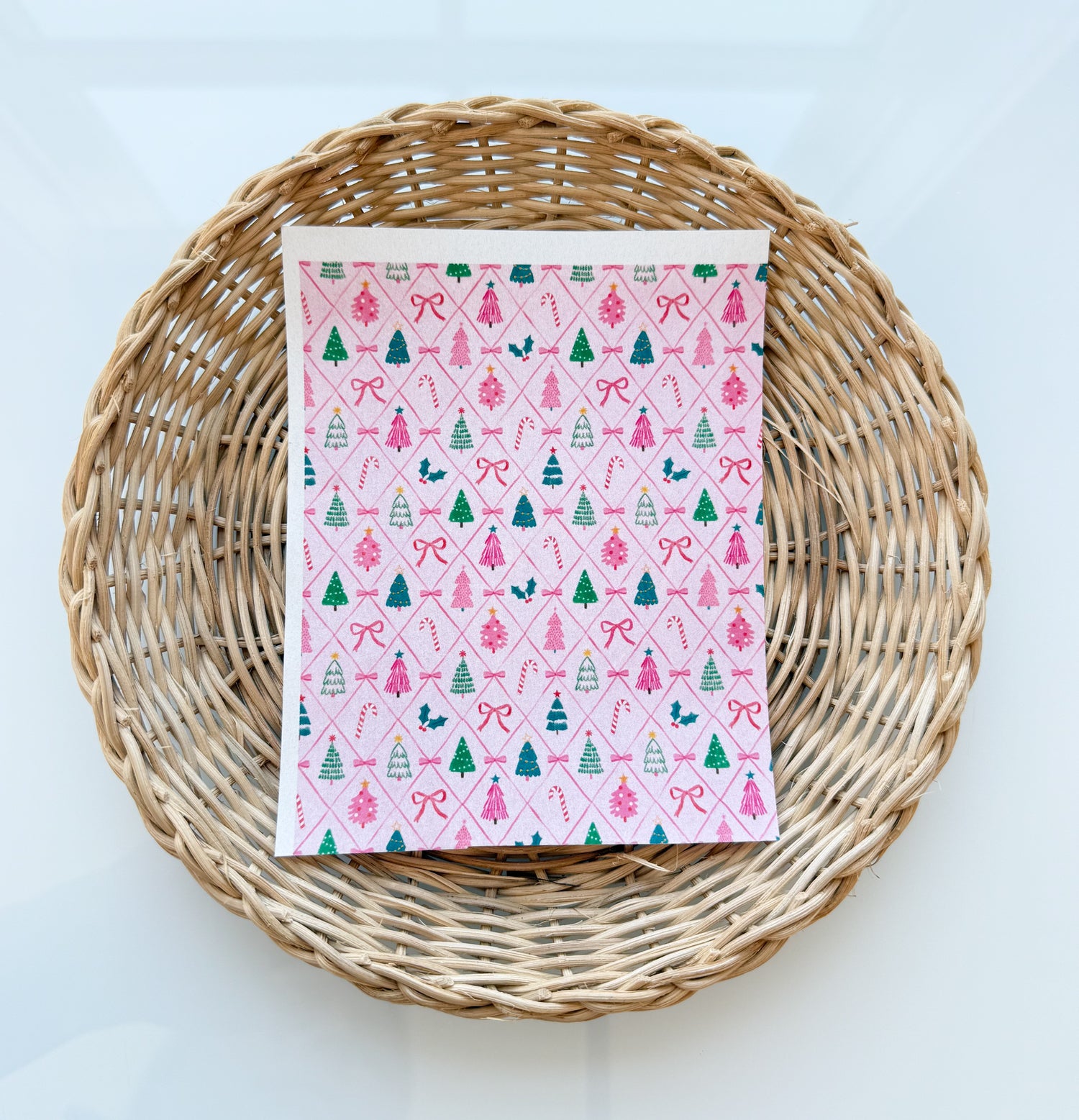 Christmas 4 Stripe Clay Transfer Paper
