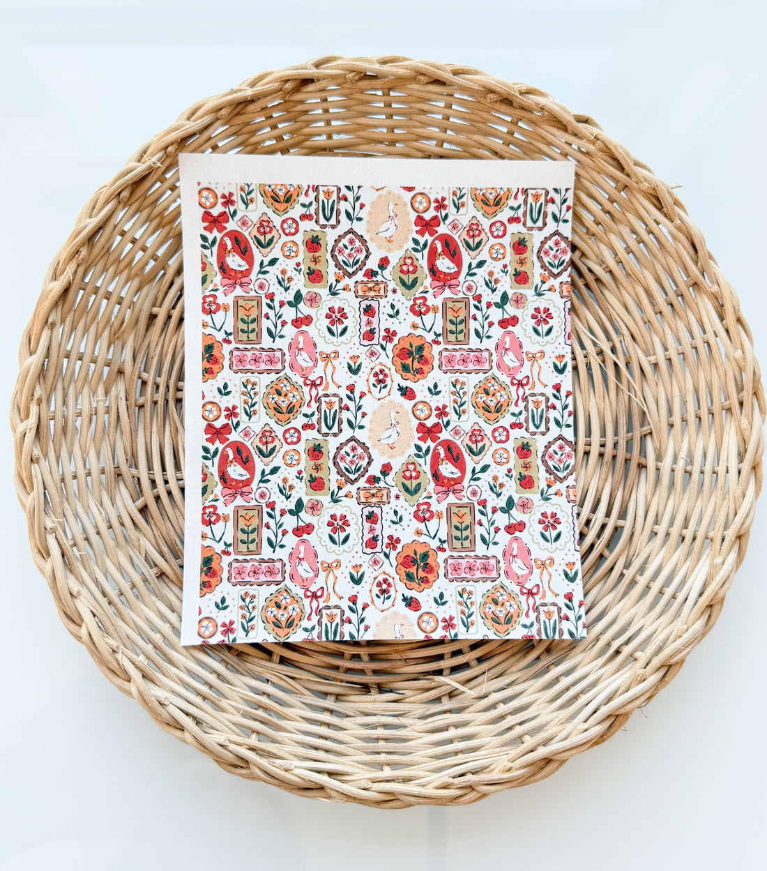 Charming Geese Clay Transfer Paper