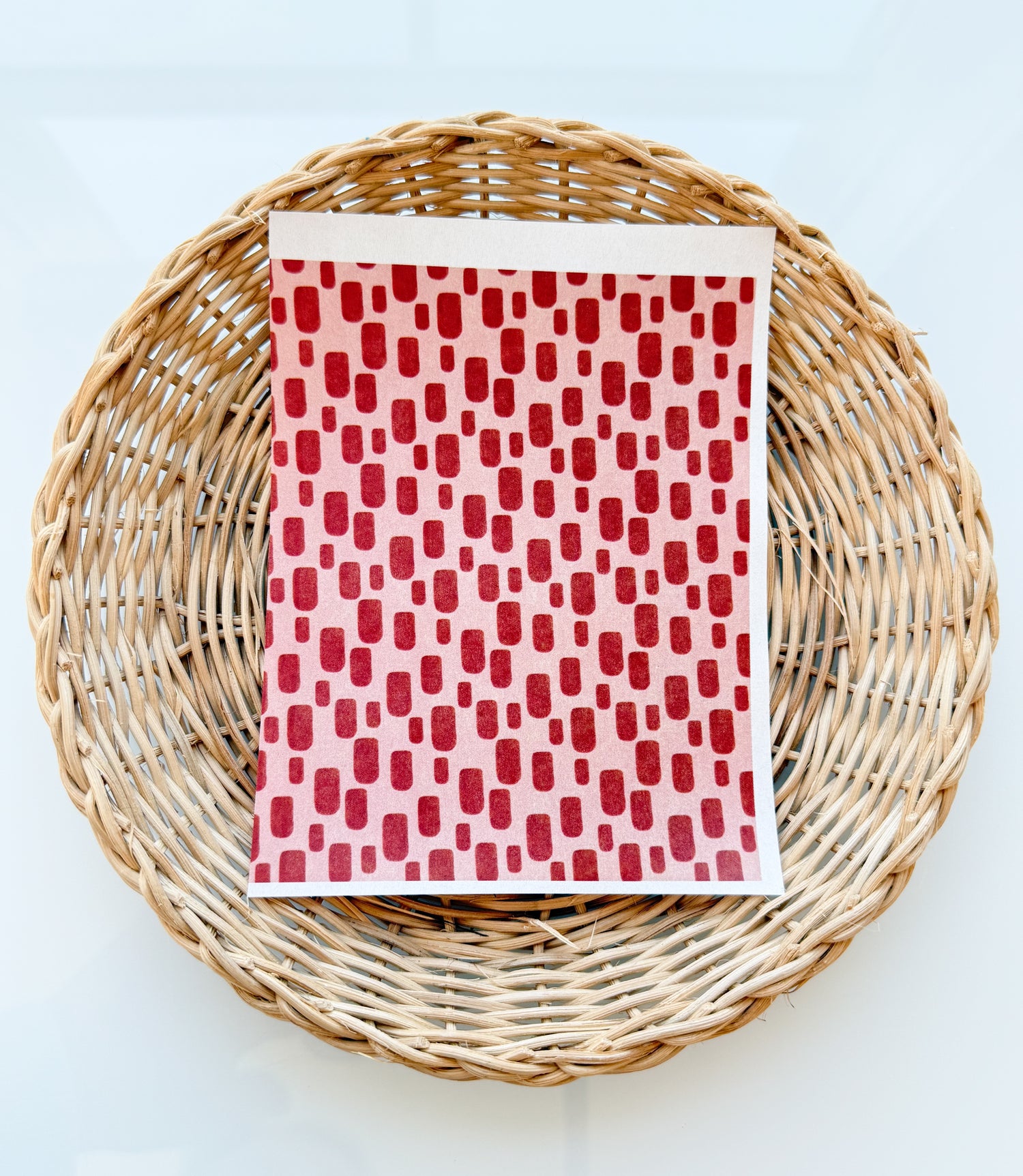 Organic Dot Clay Transfer Paper