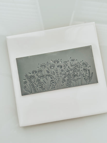 Wild flower Stems Clay Texture Mat