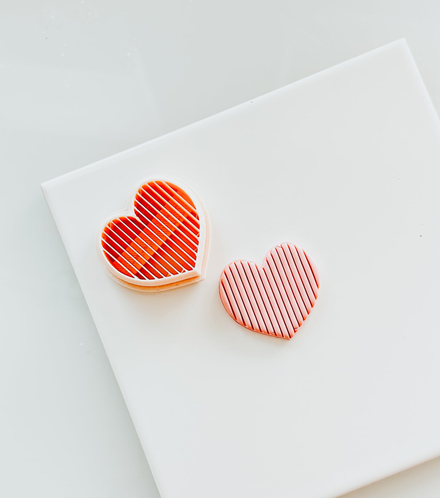 Ribbed Heart Clay Cutter