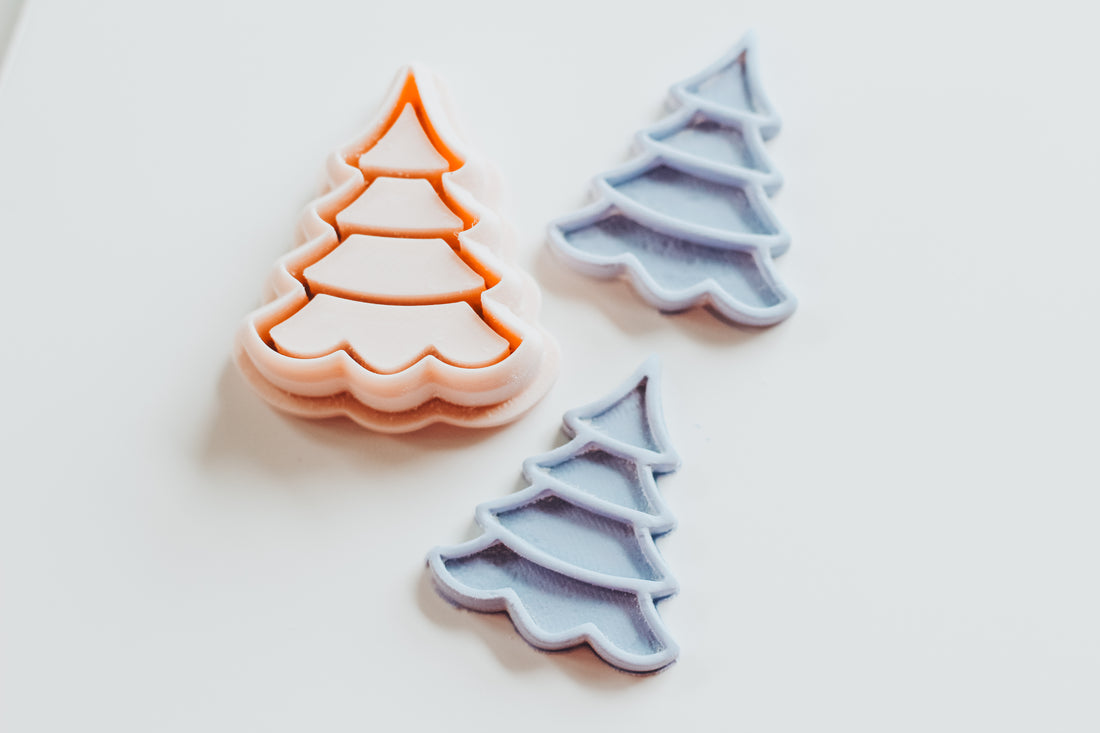 Pressed Scallop Tree Clay Cutter
