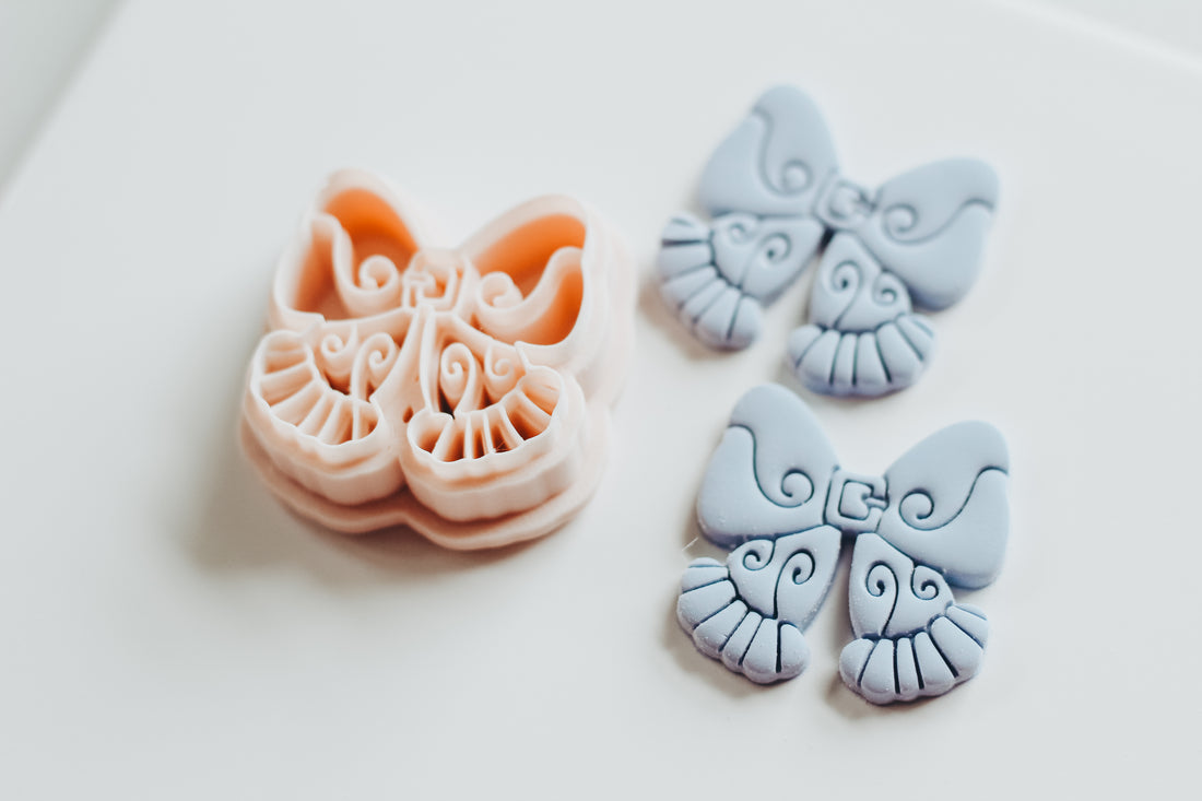 Whimsical Buckle Bow Clay Cutter