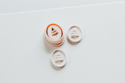 Full Press Scallop Tree Clay Cutter Set