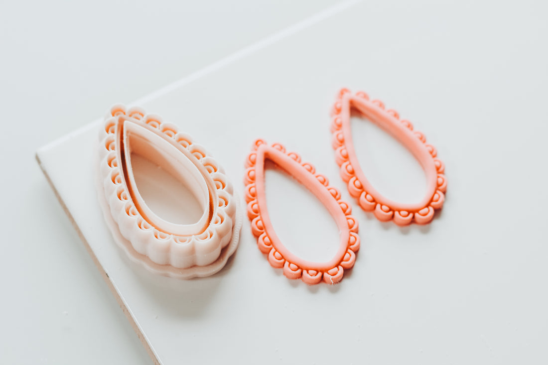 Whimsical Scallop Drop Clay Cutter