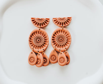Carmen - Mexican Talavera Inspired 3 Piece Set Clay Cutter