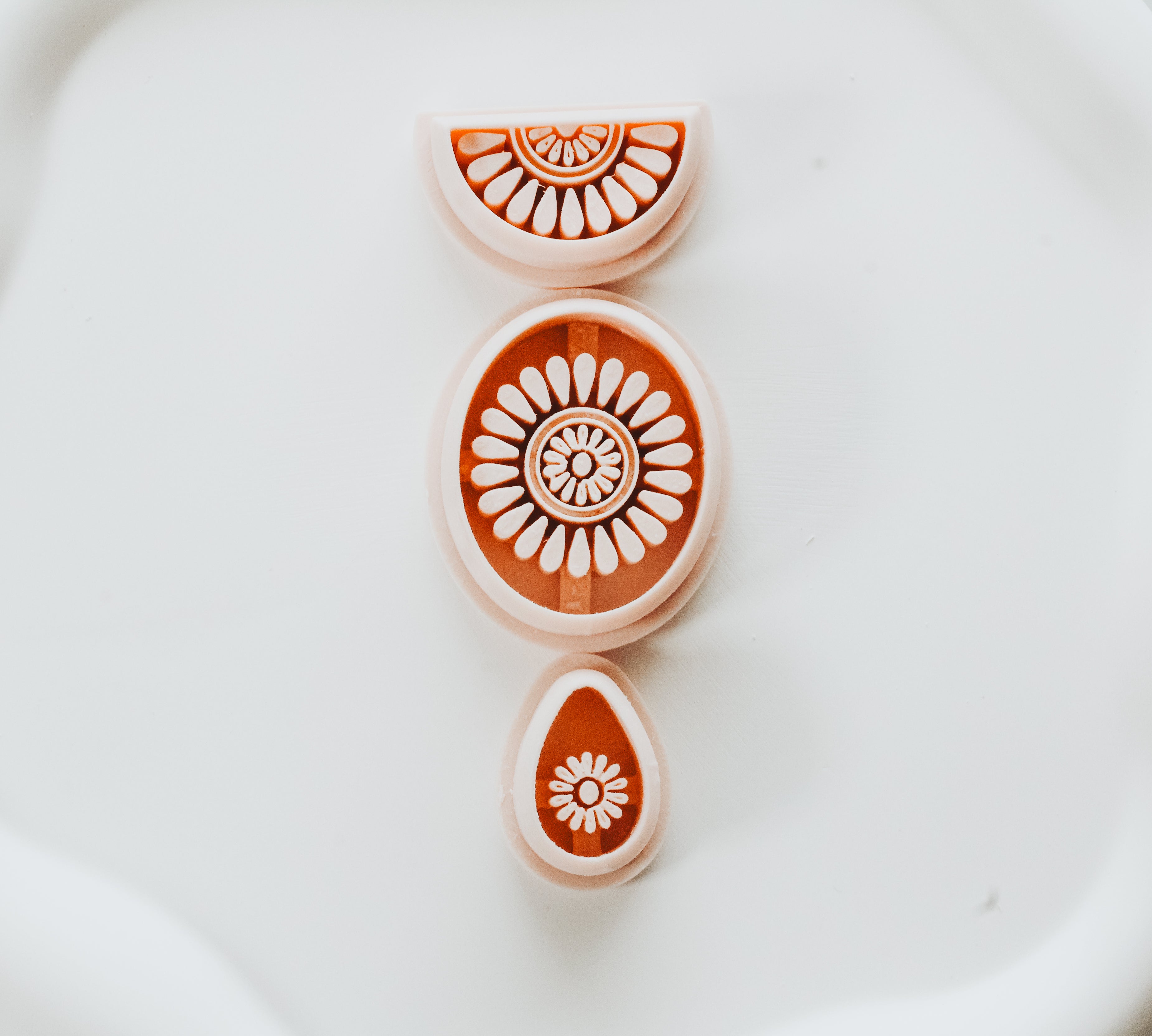 Carmen - Mexican Talavera Inspired 3 Piece Set Clay Cutter