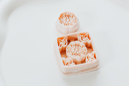 Paloma - Mexican Talavera Inspired 2 Piece Set Clay Cutter