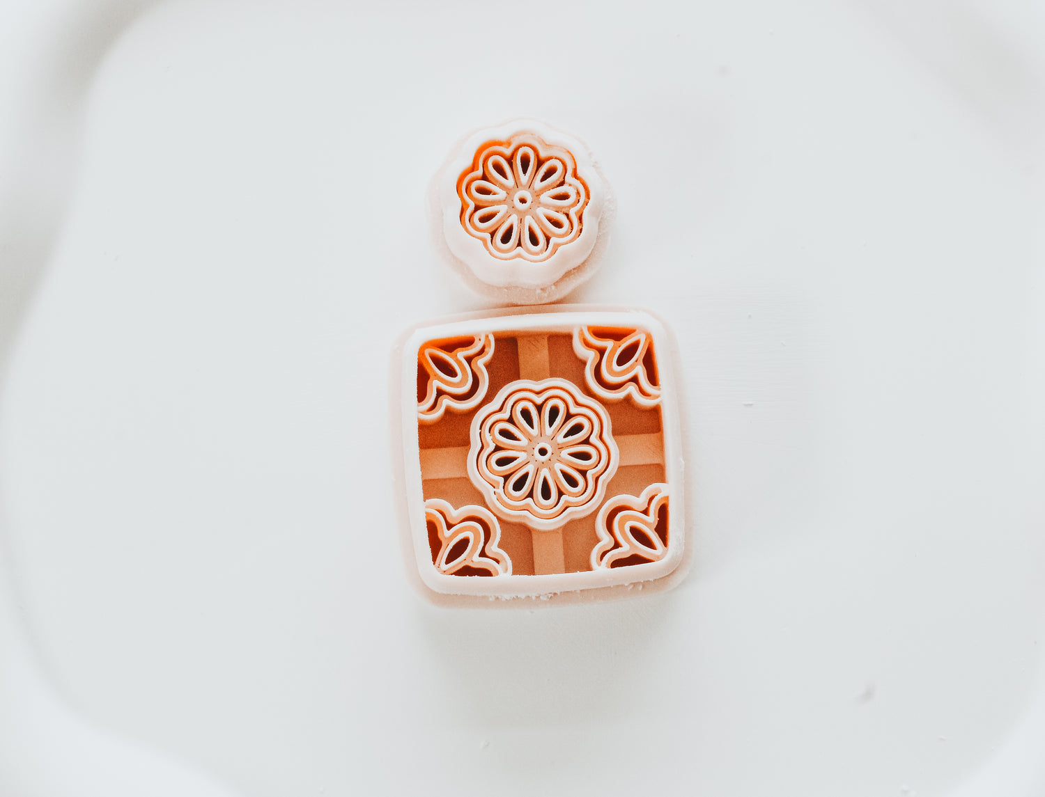 Paloma - Mexican Talavera Inspired 2 Piece Set Clay Cutter