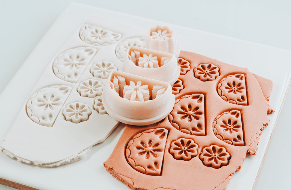 Isabella  - Mexican Talavera Inspired 3 Piece Set Clay Cutter