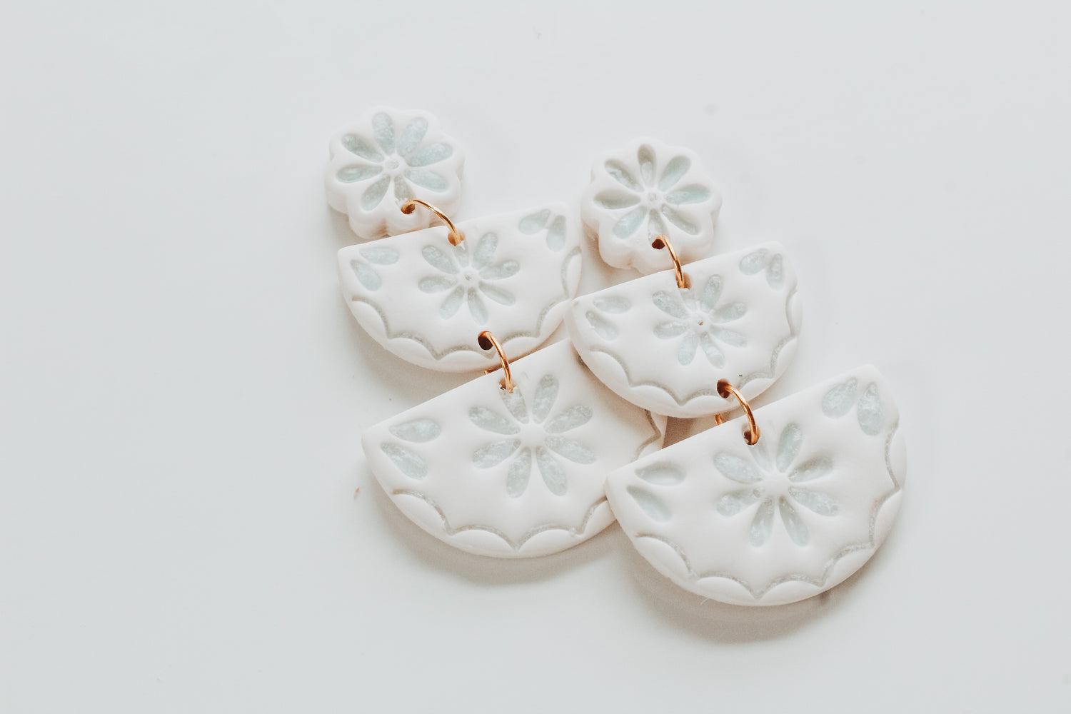 Isabella  - Mexican Talavera Inspired 3 Piece Set Clay Cutter
