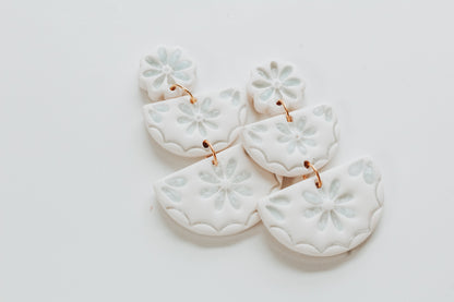 Isabella  - Mexican Talavera Inspired 3 Piece Set Clay Cutter