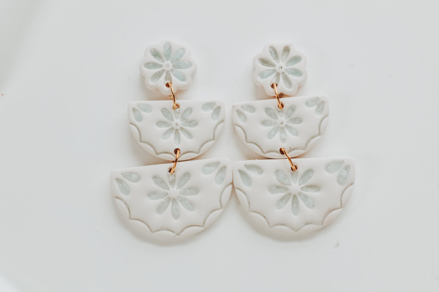Isabella  - Mexican Talavera Inspired 3 Piece Set Clay Cutter