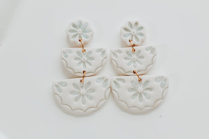 Isabella  - Mexican Talavera Inspired 3 Piece Set Clay Cutter