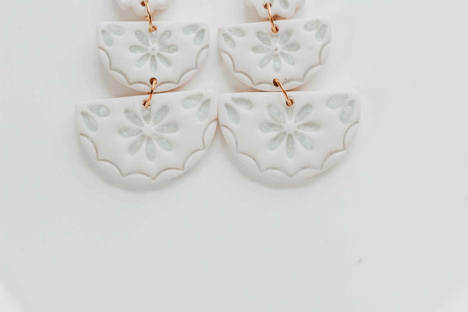 Isabella  - Mexican Talavera Inspired 3 Piece Set Clay Cutter