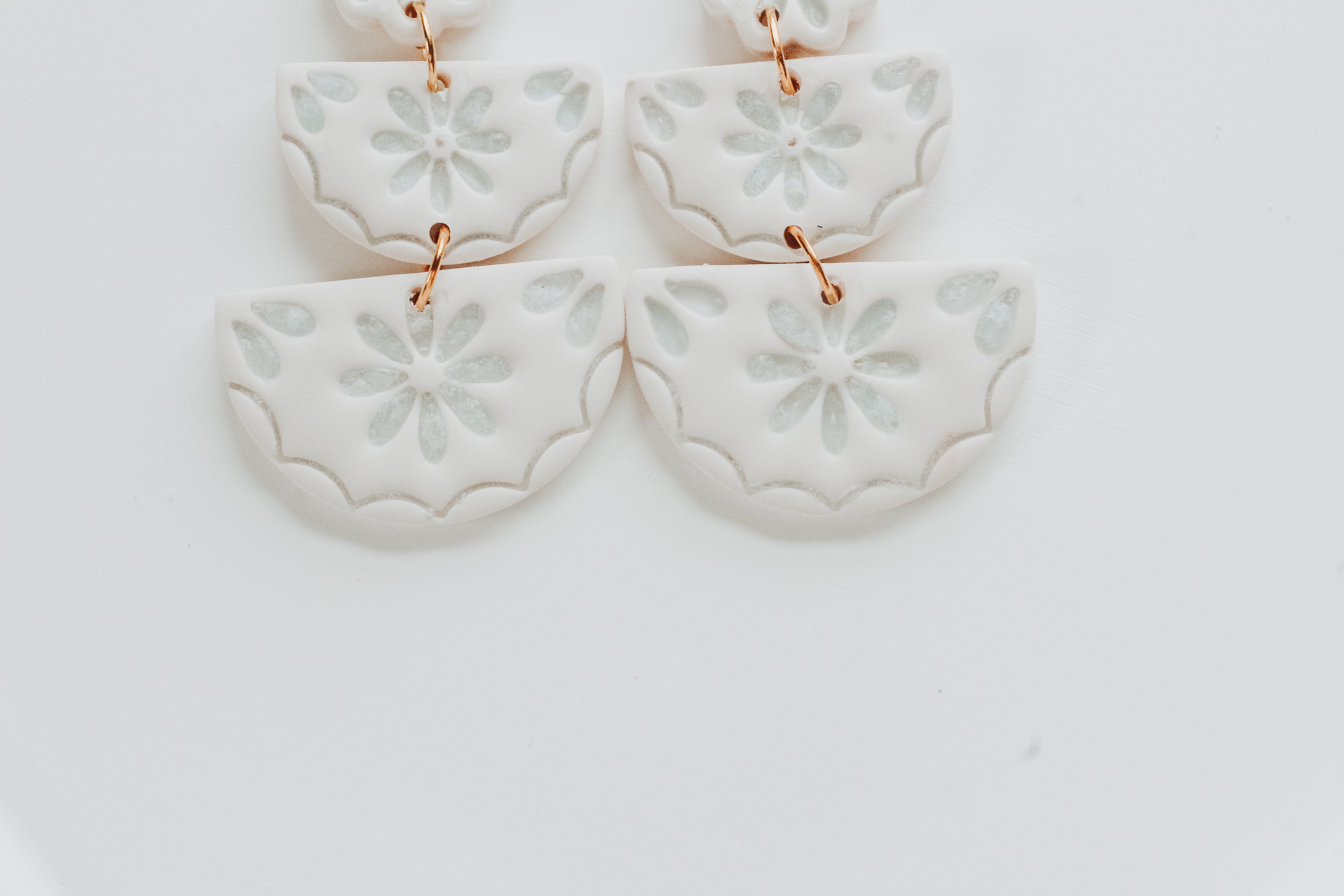 Isabella  - Mexican Talavera Inspired 3 Piece Set Clay Cutter
