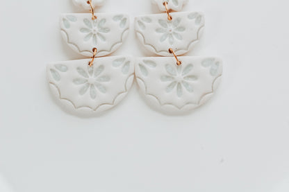 Isabella  - Mexican Talavera Inspired 3 Piece Set Clay Cutter