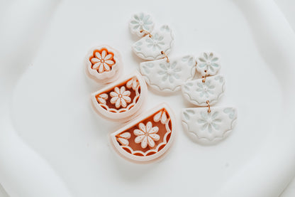 Isabella  - Mexican Talavera Inspired 3 Piece Set Clay Cutter