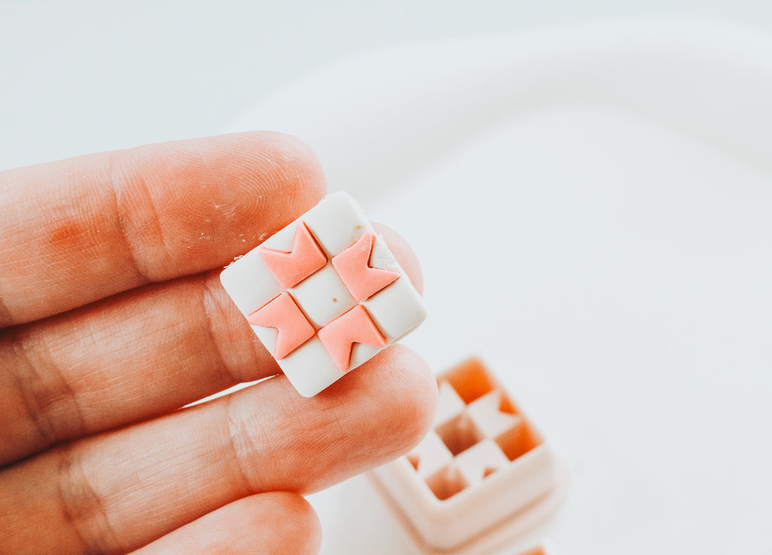 Square Quilt 2 Clay Cutter 2 Piece Set