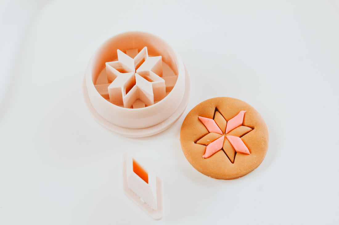 Quliting Circle 5 Clay Cutter 2 Piece Set